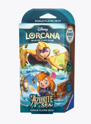 Disney Lorcana: Azurite Sea Starter Deck (Emerald & Sapphire)