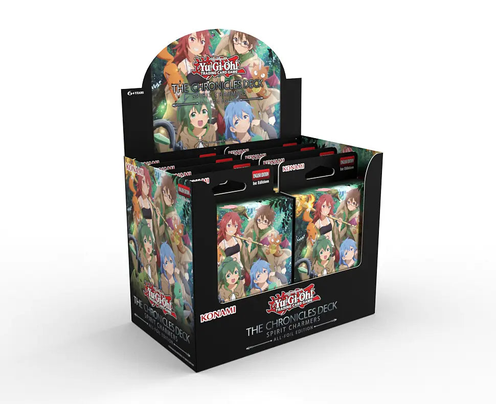 Yu-Gi-Oh THE CHRONICLES DECK: Spirit Charmers (All-Foil Edition) Deck Display