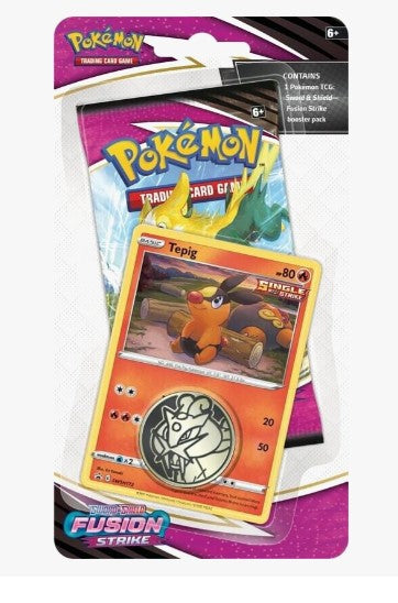 Pokemon: Fusion Strike Single Pack Blister [Tepig]
