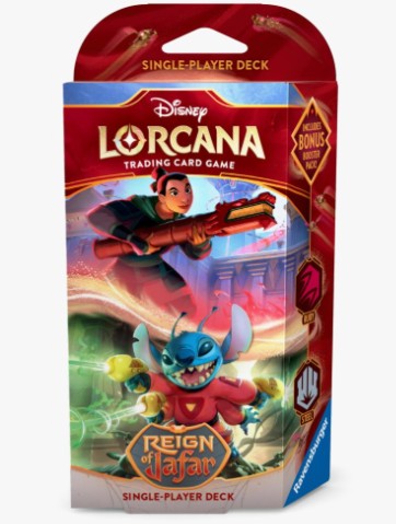 ~Disney Lorcana: Reign of Jafar Starter Deck (Ruby & Steel)