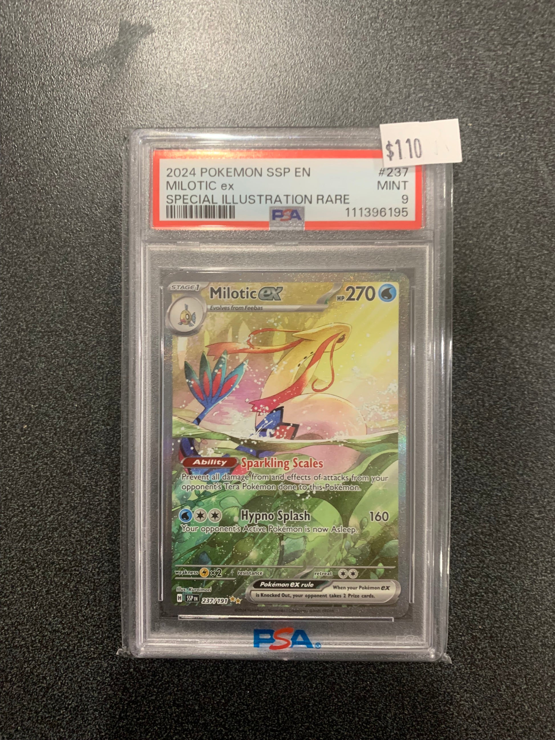 Pokemon: PSA 9 Milotic ex 237/191 - Surging Sparks