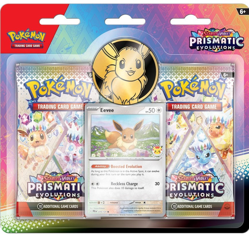 Pokemon: Scarlet and Violet Prismatic Evolutions 2-Pack Blister