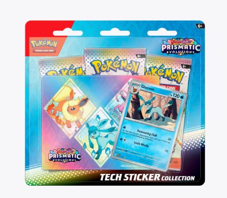 Pokemon: Prismatic Evolutions Tech Sticker Collection [Glaceon]