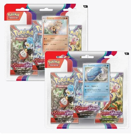 Pokemon: Scarlet & Violet 3 Pack Blister