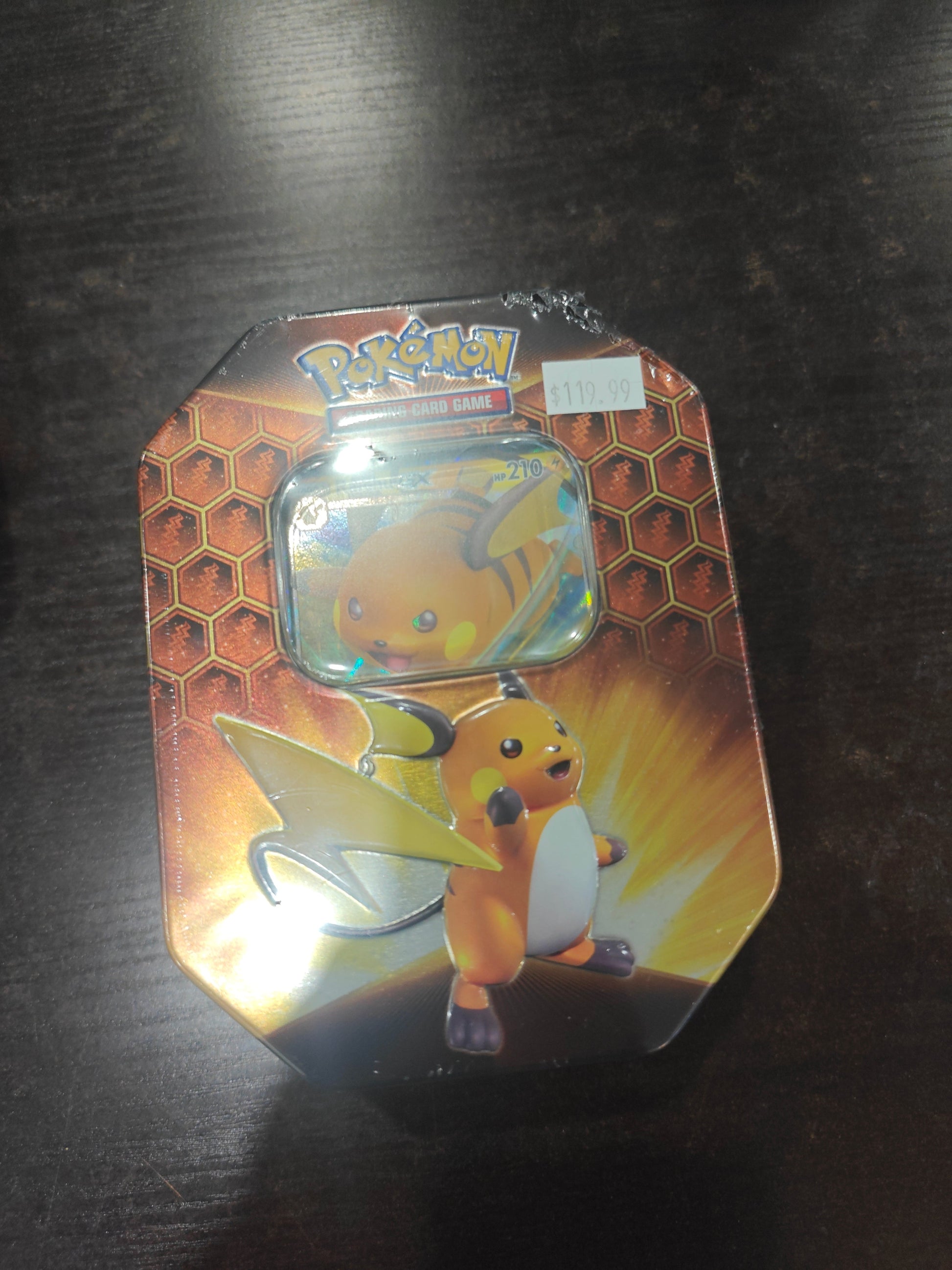 Pokemon: Raichu Hidden fates tin
